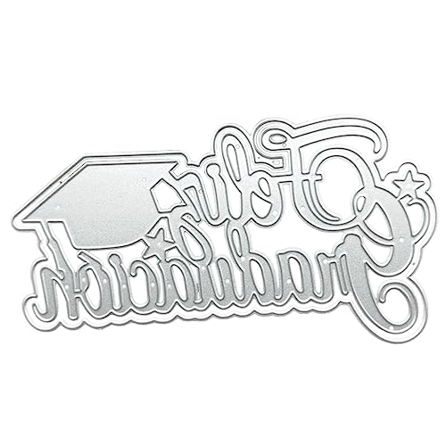 XAGMODSHN Stanzform zum Schulabschluss, Metall, für Scrapbooking, Papier, Karten, Fotoalbum, Dekorationen, Handwerk von XAGMODSHN
