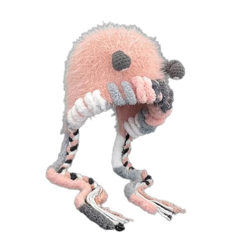XAGMODSHN Weicher Plüsch-Monster-Hut, für Feste, Feiern, Reisen, unverzichtbar für Kinder, wärmespeichernder Hut von XAGMODSHN