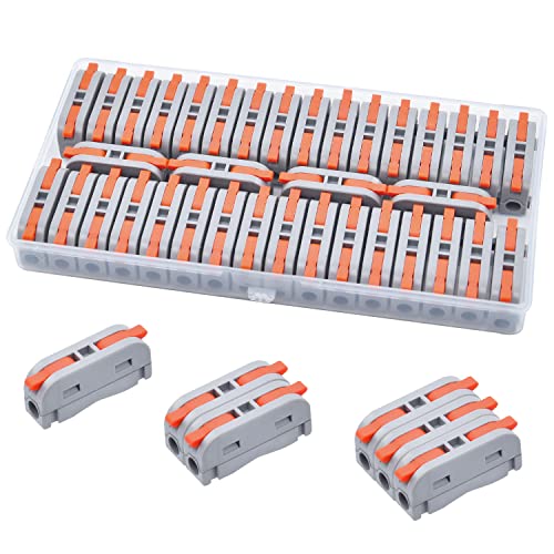 XALXMAW 36 Stück Kabelverbinder, DIY Kombinierbare Kompakt Kabelverbinder, 0.2-4mm² Leiter Klemme, Kleiner Lüsterklemmen Leiter mit Betätigungshebel, Elektrische Anschlussblöcke XALXMAW 36 Stück Kabelverbinder, DIY Kombinierbare Kompakt Kabelverbinder, 0.2-4mm² Leiter Klemme, Kleiner Lüsterklemmen Leiter mit Betätigungshebel, Elektrische Anschlussblöcke von XALXMAW
