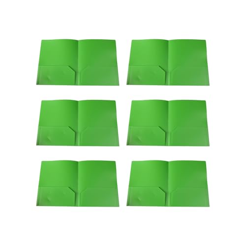 Dokumentenmappe mit 2 Fächern, Briefgröße, mit 2 Taschen, für 100 Blatt, Dokumenten-Organizer, Präsentationsmappe mit Etikettentaschen, 6 Stück Dokumentenmappe mit 2 Fächern, Briefgröße, mit 2 Taschen, für 100 Blatt, Dokumenten-Organizer, Präsentationsmappe mit Etikettentaschen, 6 Stück von XANHOY