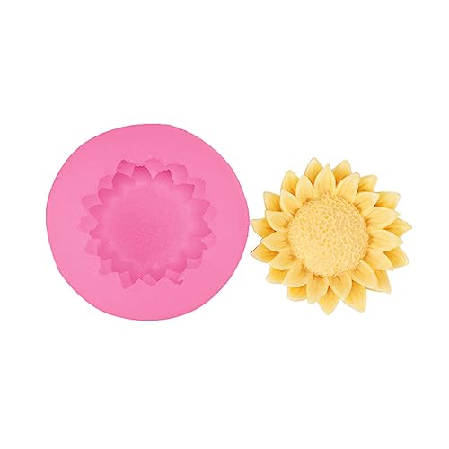 Sonnenblumen-Form, Silikon, Bastelmaterial, Handarbeitswerkzeug für Handarbeit, niedliche Sonnenblumen, Seifenform von XANHOY