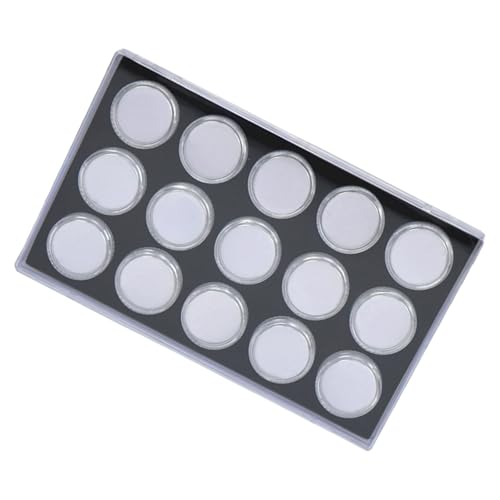 XANHOY 15 Stück Schmuckstein-Display-Box, klein, rund, Acrylbehälter für lose Diamanten und farbige Edelsteine mit Schwammboden XANHOY 15 Stück Schmuckstein-Display-Box, klein, rund, Acrylbehälter für lose Diamanten und farbige Edelsteine mit Schwammboden von XANHOY