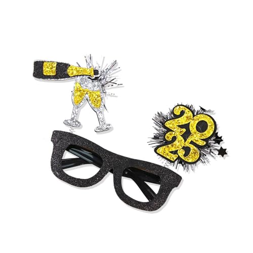 XANHOY Partybrille mit Sternmuster, bequem, für Neujahr, Feiern, Geburtstage, Hochzeiten XANHOY Partybrille mit Sternmuster, bequem, für Neujahr, Feiern, Geburtstage, Hochzeiten von XANHOY