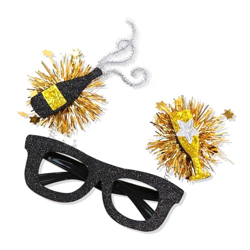 XANHOY Partybrille mit Sternmuster, bequem, für Neujahr, Feiern, Geburtstage, Hochzeiten XANHOY Partybrille mit Sternmuster, bequem, für Neujahr, Feiern, Geburtstage, Hochzeiten von XANHOY