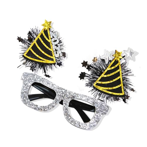XANHOY Partybrille mit Sternmuster, bequem, für Neujahr, Feiern, Geburtstage, Hochzeiten XANHOY Partybrille mit Sternmuster, bequem, für Neujahr, Feiern, Geburtstage, Hochzeiten von XANHOY