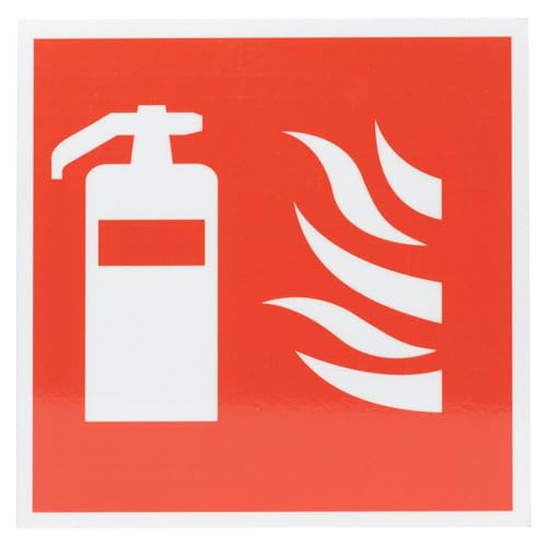 Schild Feuerlöscher Schild, Feuerlöscher Aufkleber, Feuerlöscher-Schild Aluminium selbstklebendes für Außen und Innen Feuerlöscher Schilder, 15x15cm Schild Feuerlöscher Schild, Feuerlöscher Aufkleber, Feuerlöscher-Schild Aluminium selbstklebendes für Außen und Innen Feuerlöscher Schilder, 15x15cm von XAQAMY