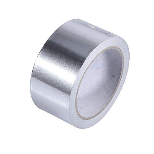 Klebeband für Heimwerkerwerkzeuge, Zubehör, Aluminiumfolie, hitzebeständiges Aluminiumdichtungsband, Isolierband, strapazierfähig, Premium-Metallrolle, thermisch, feuerfest, Kanalreparaturen, Silber Klebeband für Heimwerkerwerkzeuge, Zubehör, Aluminiumfolie, hitzebeständiges Aluminiumdichtungsband, Isolierband, strapazierfähig, Premium-Metallrolle, thermisch, feuerfest, Kanalreparaturen, Silber von XAoSCd