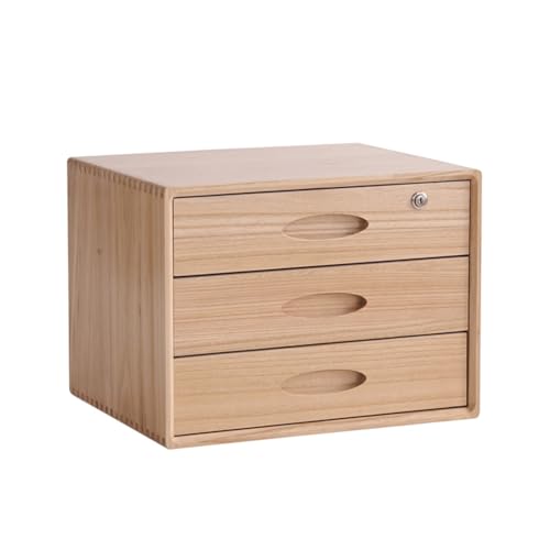 XBDLYQBD Schubladenkommode aus Holz, Schubladenbox, Kommode aus Holz, Büroaufbewahrung, Aufbewahrungsbox mit Schubladen, Bürokommode aus Holz mit 3 Schubladen XBDLYQBD Schubladenkommode aus Holz, Schubladenbox, Kommode aus Holz, Büroaufbewahrung, Aufbewahrungsbox mit Schubladen, Bürokommode aus Holz mit 3 Schubladen von XBDLYQBD