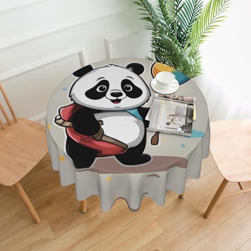 XBKGOHA Runde dekorative Tischdecke, 152,4 cm, Cartoon-roter Panda-Druck, für den Innen- und Außenbereich, auf runden Tischen wie Couchtischen, Esstischen und Bauernhoftischen XBKGOHA Runde dekorative Tischdecke, 152,4 cm, Cartoon-roter Panda-Druck, für den Innen- und Außenbereich, auf runden Tischen wie Couchtischen, Esstischen und Bauernhoftischen von XBKGOHA