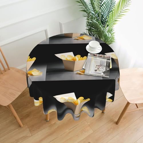 XBKGOHA Runde dekorative Tischdecke, 152,4 cm, Kazi-Kartoffel-Wunschdruck, für den Innen- und Außenbereich, auf runden Tischen wie Couchtischen, Esstischen und Bauernhoftischen XBKGOHA Runde dekorative Tischdecke, 152,4 cm, Kazi-Kartoffel-Wunschdruck, für den Innen- und Außenbereich, auf runden Tischen wie Couchtischen, Esstischen und Bauernhoftischen von XBKGOHA