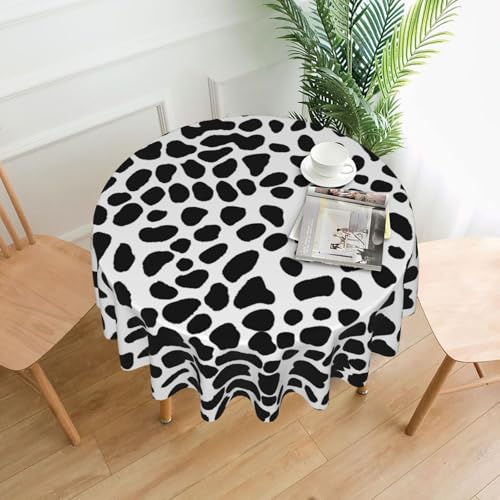 XBKGOHA Runde dekorative Tischdecke, 152,4 cm, Leopardenmuster, für den Innen- und Außenbereich, auf runden Tischen wie Couchtischen, Esstischen und Bauernhoftischen XBKGOHA Runde dekorative Tischdecke, 152,4 cm, Leopardenmuster, für den Innen- und Außenbereich, auf runden Tischen wie Couchtischen, Esstischen und Bauernhoftischen von XBKGOHA