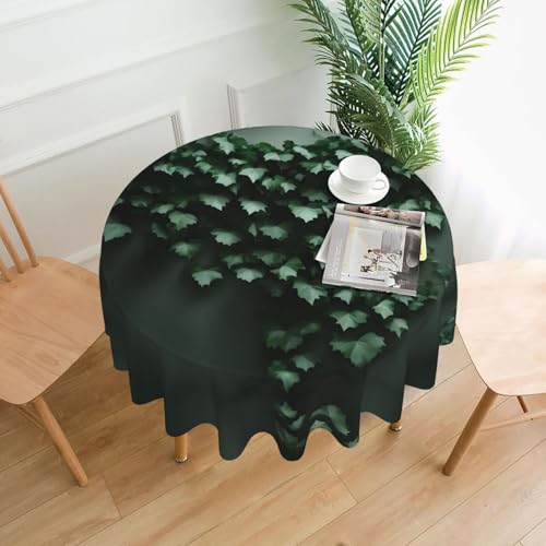 XBKGOHA Runde dekorative Tischdecke, 152,4 cm, grüner Creeper-Druck, für den Innen- und Außenbereich, auf runden Tischen wie Couchtischen, Esstischen und Bauernhoftischen XBKGOHA Runde dekorative Tischdecke, 152,4 cm, grüner Creeper-Druck, für den Innen- und Außenbereich, auf runden Tischen wie Couchtischen, Esstischen und Bauernhoftischen von XBKGOHA