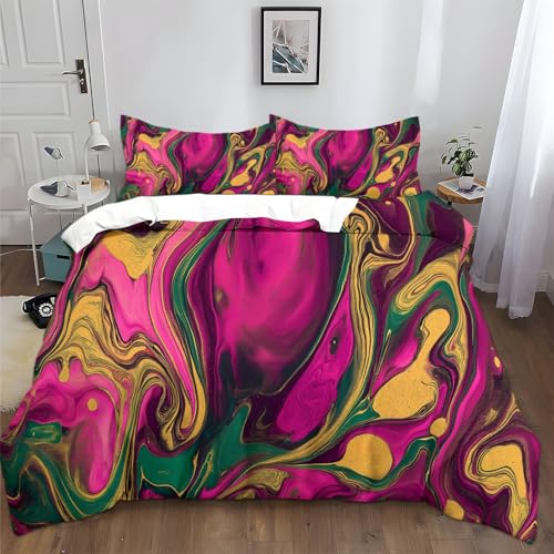 XCQHZYQ Bettwäsche 3teilig 200x200 cm Abstrakt Marmor Acrylfarbe 3D Motiv Bettwäsche Set Aesthetic Baumwolle Polyester Modern Bettbezüge und 2 Kissenbezüge 80x80 cm XCQHZYQ Bettwäsche 3teilig 200x200 cm Abstrakt Marmor Acrylfarbe 3D Motiv Bettwäsche Set Aesthetic Baumwolle Polyester Modern Bettbezüge und 2 Kissenbezüge 80x80 cm von XCQHZYQ