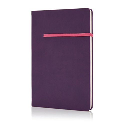 XD Notizbuch A5 mit Band horizontale violett von XDDesign