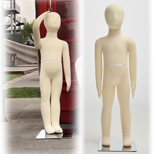 XDAWQP Kinder-Schaufensterpuppe für Jungen und Mädchen im Alter von 1–14 Jahren, Verstellbarer, Flexibler Puppenkörper zum Stehen mit abnehmbarem Kopf und Armen, Ganzkörper,5 Years Old XDAWQP Kinder-Schaufensterpuppe für Jungen und Mädchen im Alter von 1–14 Jahren, Verstellbarer, Flexibler Puppenkörper zum Stehen mit abnehmbarem Kopf und Armen, Ganzkörper,5 Years Old von XDAWQP