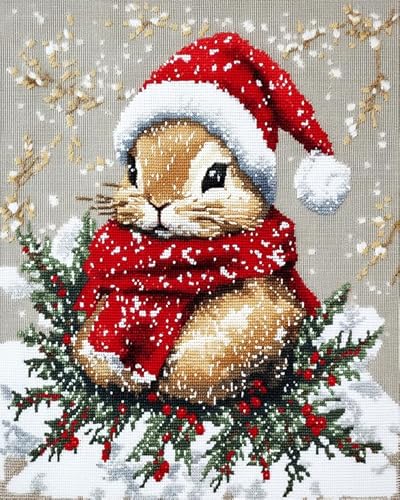 XDEGHUANGSS Weihnachts-Kreuzstich set für Weihnachten,DIY-Stickset mit Weihnachtshase,Perfekt für Heimdekoration & Geschenke,11CT 40x50cm XDEGHUANGSS Weihnachts-Kreuzstich set für Weihnachten,DIY-Stickset mit Weihnachtshase,Perfekt für Heimdekoration & Geschenke,11CT 40x50cm von XDEGHUANGSS