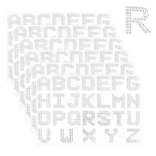 156 Stück Strass Buchstaben Aufkleber Flash Silber 26 Buchstaben Aufkleber Acryl Selbstklebende Aufkleber für DIY Handwerk Dekor 156 Stück Strass Buchstaben Aufkleber Flash Silber 26 Buchstaben Aufkleber Acryl Selbstklebende Aufkleber für DIY Handwerk Dekor von XDGBGFN