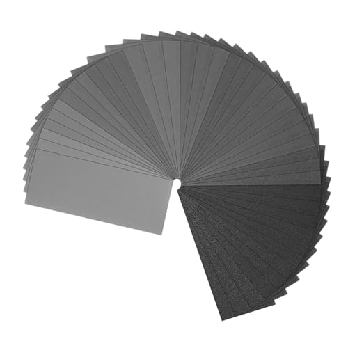 51 Stück Schleifpapier Set Schleifpapier 120-10000 Körnung 17 Typen Partikelgrößen Schmirgelpapier Nassschleifpapier für Schleifen und Polieren von Holzmöbel 9x 3,6 inch Wasserschleifpapier 51 Stück Schleifpapier Set Schleifpapier 120-10000 Körnung 17 Typen Partikelgrößen Schmirgelpapier Nassschleifpapier für Schleifen und Polieren von Holzmöbel 9x 3,6 inch Wasserschleifpapier von XDGBGFN