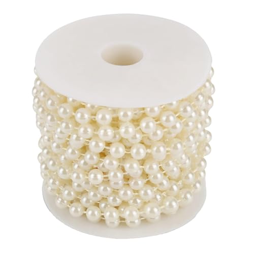 Perlenkette Deko 10M 8mm Hochzeit Perlenschnur Perlenband für Perlenhochzeit Deko DIY Gestaltung Blumen Dekoration Perlenkette Deko 10M 8mm Hochzeit Perlenschnur Perlenband für Perlenhochzeit Deko DIY Gestaltung Blumen Dekoration von XDGBGFN