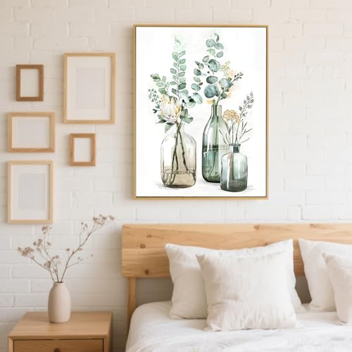 XDGBGFN Malen Nach Zahlen Erwachsene Blume DIY Handgemalt Ölgemälde Kit mit Leinwand, Farbe und Pinsels 40 x 50 cm Ohne Rahmen für Wohndeko, Malereihandwerk von XDGBGFN