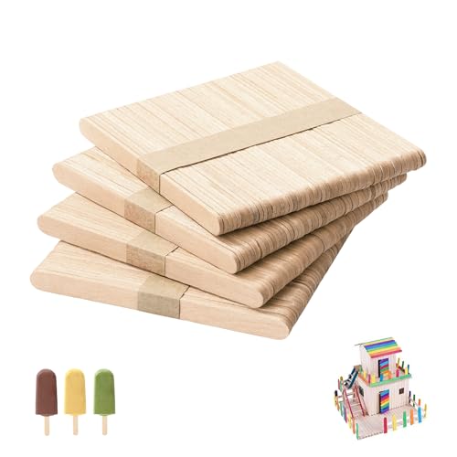 XDLOIFN 200 Stück Eisstiele Holz, Holzstäbchen zum Basteln, DIY Handwerk Eisstiele zum Basteln fur Kinder - 114 mm x 9 mm x 2 mm XDLOIFN 200 Stück Eisstiele Holz, Holzstäbchen zum Basteln, DIY Handwerk Eisstiele zum Basteln fur Kinder - 114 mm x 9 mm x 2 mm von XDLOIFN