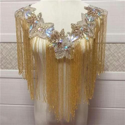 Hübsches, einzigartiges Design, handgefertigtes Perlen-Tüll-Accessoire aus Stoff für die Herstellung von Hochzeitskleidern für Frauen von XDMING
