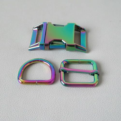 XDMING 1 Satz/Paket 25 mm Starkes Haustier-Hundehalsband, Paracord-Metall-D-Ring-Einsteller, Gürtelschnalle, DIY-Zubehör, Geschirr, handgefertigter Hardware-Verschluss XDMING 1 Satz/Paket 25 mm Starkes Haustier-Hundehalsband, Paracord-Metall-D-Ring-Einsteller, Gürtelschnalle, DIY-Zubehör, Geschirr, handgefertigter Hardware-Verschluss von XDMING
