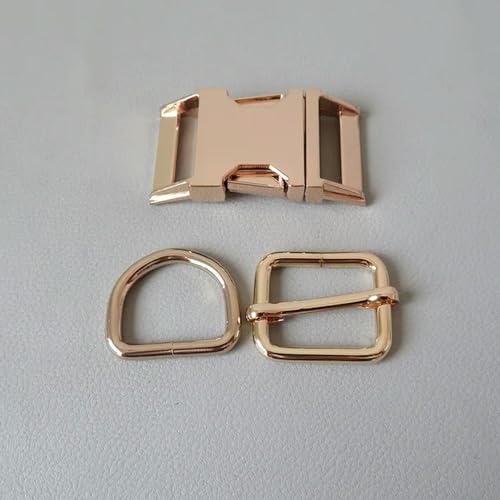 XDMING 1 Satz/Paket 25 mm Starkes Haustier-Hundehalsband, Paracord-Metall-D-Ring-Einsteller, Gürtelschnalle, DIY-Zubehör, Geschirr, handgefertigter Hardware-Verschluss XDMING 1 Satz/Paket 25 mm Starkes Haustier-Hundehalsband, Paracord-Metall-D-Ring-Einsteller, Gürtelschnalle, DIY-Zubehör, Geschirr, handgefertigter Hardware-Verschluss von XDMING
