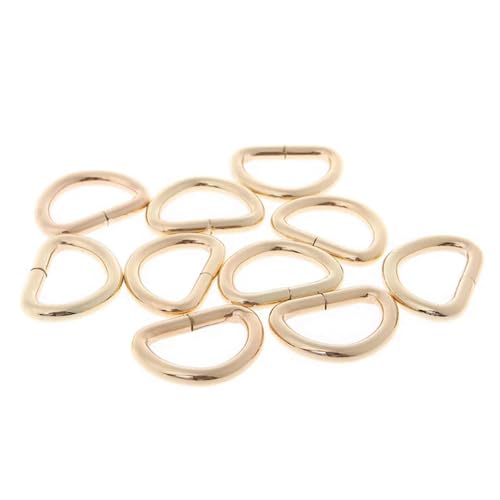 XDMING 10 Teile/los 13/16/20/25mm Schnalle Innere Breite Metall Halb Runde Geformt D Ring DIY Tasche Strap Gürtel Geldbörse DIY Tasche von XDMING