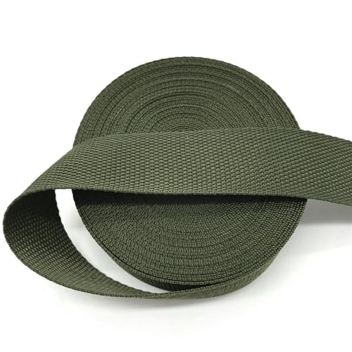 XDMING 15 mm, 20 mm, 25 mm, 30 mm, 38 mm breit, 4,5 m, Armeegrün, Nylon-Gurtband, Rucksack, Umreifungstaschen, Basteln XDMING 15 mm, 20 mm, 25 mm, 30 mm, 38 mm breit, 4,5 m, Armeegrün, Nylon-Gurtband, Rucksack, Umreifungstaschen, Basteln von XDMING