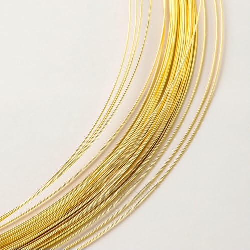 XDMING 2 Meter/Los 0,4–1,2 mm 14 K/18 K vergoldeter Messingdraht Perlendraht Kordel Schnur für DIY Schmuckherstellung Zubehör XDMING 2 Meter/Los 0,4–1,2 mm 14 K/18 K vergoldeter Messingdraht Perlendraht Kordel Schnur für DIY Schmuckherstellung Zubehör von XDMING