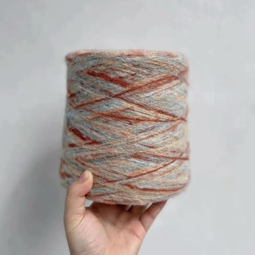 XDMING 250 g mitteldickes Space Dye Mohairgarn, Sprühgarn, Handstrickwolle, Garn zum Stricken, Nähen, Schals, Strickpullover von XDMING