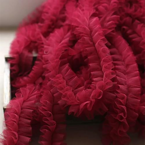 XDMING 6 cm breiter, Flauschiger 3D-Plissee-Spitzenbesatz zum Selbermachen, Trendiger Kleidungsrock, Kragen, Manschetten, Saum, Dekoration, Spielzeug, Haustier-Lätzchen, Nähzubehör, Stoff XDMING 6 cm breiter, Flauschiger 3D-Plissee-Spitzenbesatz zum Selbermachen, Trendiger Kleidungsrock, Kragen, Manschetten, Saum, Dekoration, Spielzeug, Haustier-Lätzchen, Nähzubehör, Stoff von XDMING