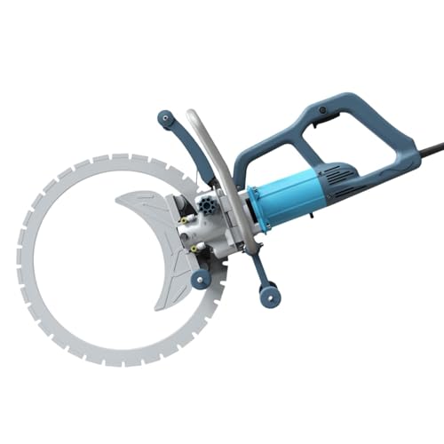 XDTKJDZ Elektrische Ringsäge-Wandschneidemaschine, Wandnutfräsmaschine, Schnitttiefe 41 cm, Geschwindigkeit 3000 U/min, Für Granit, Porzellan, Holz, Beton, Stein XDTKJDZ Elektrische Ringsäge-Wandschneidemaschine, Wandnutfräsmaschine, Schnitttiefe 41 cm, Geschwindigkeit 3000 U/min, Für Granit, Porzellan, Holz, Beton, Stein von XDTKJDZ