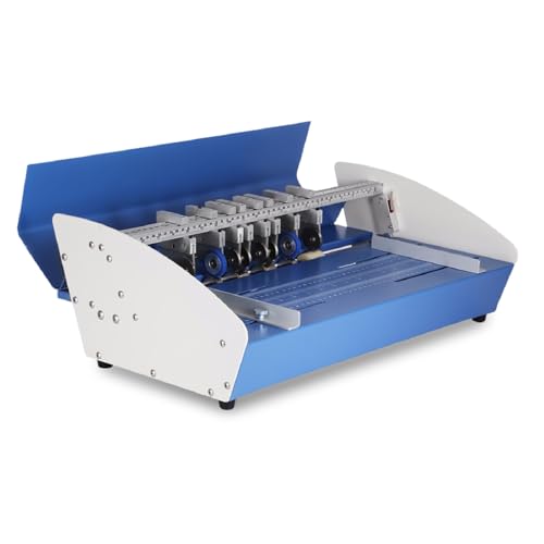 Broschürenhersteller, Papier Ordner und Faltmaschine 20" Automatische Buchbindheftklammer Heftung, A3 A4 A5, für Broschüren Handbücher Einladungen von XEEAOFE