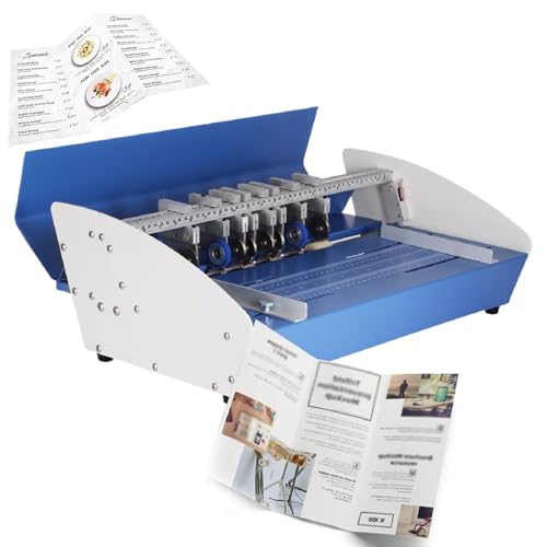 Elektrische Rillmaschine, 20 Zoll Papier Perforier- und Faltmaschine, Kraft-Foto-Karton Rill- und Perforiergerät für Grußkarten Tickets Einladungen Rillwerkzeug Elektrische Rillmaschine, 20 Zoll Papier Perforier- und Faltmaschine, Kraft-Foto-Karton Rill- und Perforiergerät für Grußkarten Tickets Einladungen Rillwerkzeug von XEEAOFE