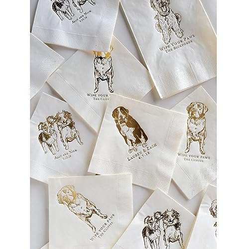 50 Stück personalisierte Servietten mit Foto und Namen, Hochzeits-Cocktail-Servietten, personalisierbar, Haustier-Hunde-Party-Dekor-Servietten, Braut, Duschempfang, Jahrestag, Geburtstag, Babyparty, 50 Stück personalisierte Servietten mit Foto und Namen, Hochzeits-Cocktail-Servietten, personalisierbar, Haustier-Hunde-Party-Dekor-Servietten, Braut, Duschempfang, Jahrestag, Geburtstag, Babyparty, von XEL