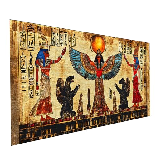 5D Diamond Painting Erwachsene Ägypten Runden Volldiamant Malen Nach Zahlen Göttin, Diamant Strasssteine DIY Set mit Diamond Painting Zubehör, Bastelset Erwachsene für Zimmer Deko 160x80cm Model-00151 5D Diamond Painting Erwachsene Ägypten Runden Volldiamant Malen Nach Zahlen Göttin, Diamant Strasssteine DIY Set mit Diamond Painting Zubehör, Bastelset Erwachsene für Zimmer Deko 160x80cm Model-00151 von XELIETOO