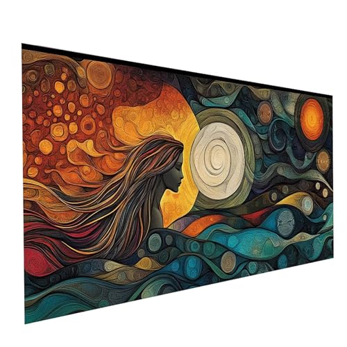 5D Diamond Painting Erwachsene Abstrakt Square Volldiamant Malen Nach Zahlen Göttin, Diamant Strasssteine DIY Set mit Diamond Painting Zubehör, Bastelset Erwachsene für Zimmer Deko 60x30cm Model-01762 5D Diamond Painting Erwachsene Abstrakt Square Volldiamant Malen Nach Zahlen Göttin, Diamant Strasssteine DIY Set mit Diamond Painting Zubehör, Bastelset Erwachsene für Zimmer Deko 60x30cm Model-01762 von XELIETOO