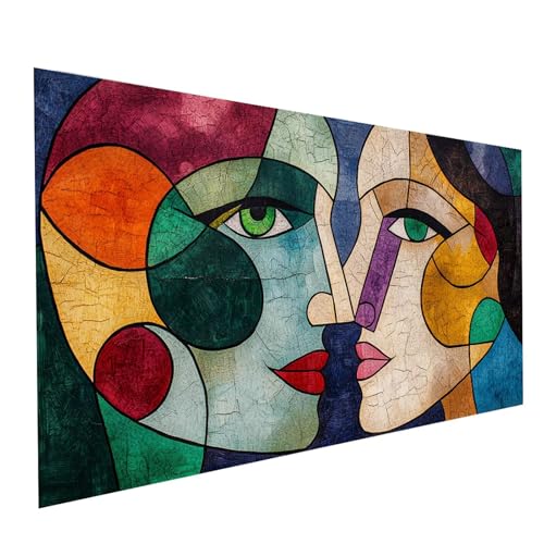 5D Diamond Painting Erwachsene Abstrakt Square Volldiamant Malen Nach Zahlen Kuss, Diamant Strasssteine DIY Set mit Diamond Painting Zubehör, Bastelset Erwachsene für Zimmer Deko 60 x 30 cm Model01282 5D Diamond Painting Erwachsene Abstrakt Square Volldiamant Malen Nach Zahlen Kuss, Diamant Strasssteine DIY Set mit Diamond Painting Zubehör, Bastelset Erwachsene für Zimmer Deko 60 x 30 cm Model01282 von XELIETOO