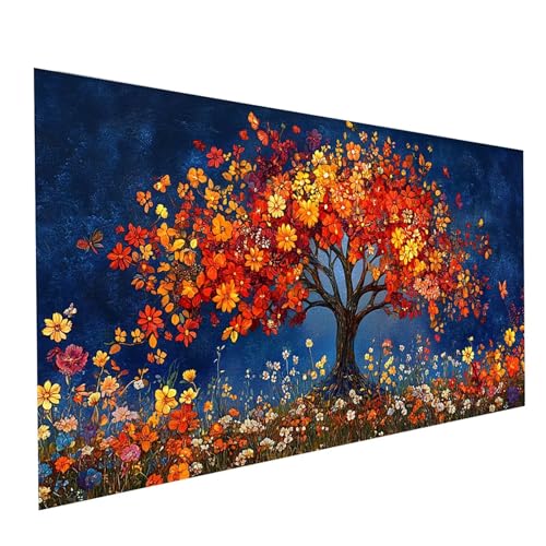5D Diamond Painting Erwachsene Baum Square Volldiamant Malen Nach Zahlen Blume, Diamant Strasssteine DIY Set mit Diamond Painting Zubehör, Bastelset Erwachsene für Zimmer Deko 200 x 100cm Model-00072 5D Diamond Painting Erwachsene Baum Square Volldiamant Malen Nach Zahlen Blume, Diamant Strasssteine DIY Set mit Diamond Painting Zubehör, Bastelset Erwachsene für Zimmer Deko 200 x 100cm Model-00072 von XELIETOO