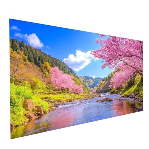 5D Diamond Painting Erwachsene Baum Square Volldiamant Malen Nach Zahlen Kirschblüten, Diamant Strasssteine DIY Set mit Diamond Painting Zubehör, Bastelset Erwachsene, Zimmer Deko 140x70cm Model-01862 5D Diamond Painting Erwachsene Baum Square Volldiamant Malen Nach Zahlen Kirschblüten, Diamant Strasssteine DIY Set mit Diamond Painting Zubehör, Bastelset Erwachsene, Zimmer Deko 140x70cm Model-01862 von XELIETOO