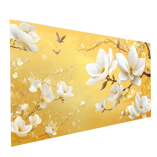 5D Diamond Painting Erwachsene Blume Runden Volldiamant Malen Nach Zahlen Landschaft, Diamant Strasssteine DIY Set mit Diamond Painting Zubehör, Bastelset Erwachsene, Zimmer Deko 120x60cm Model-15765 von XELIETOO