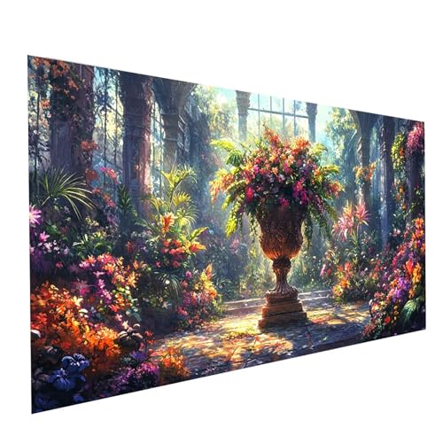 5D Diamond Painting Erwachsene Blume Runden Volldiamant Malen Nach Zahlen Landschaft, Diamant Strasssteine DIY Set mit Diamond Painting Zubehör,Bastelset Erwachsene für Zimmer Deko 160x80cm Model01495 5D Diamond Painting Erwachsene Blume Runden Volldiamant Malen Nach Zahlen Landschaft, Diamant Strasssteine DIY Set mit Diamond Painting Zubehör,Bastelset Erwachsene für Zimmer Deko 160x80cm Model01495 von XELIETOO