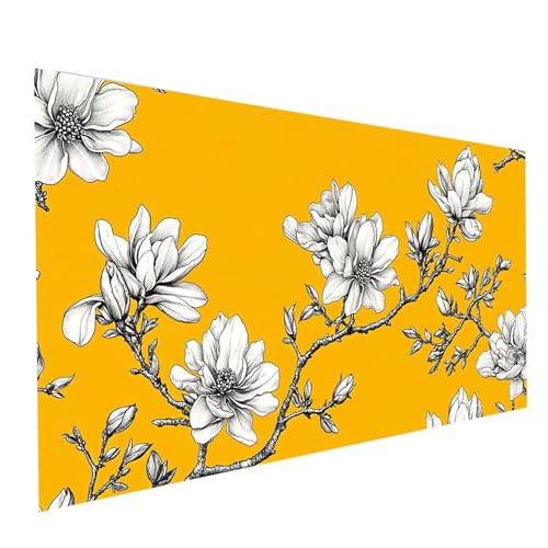 5D Diamond Painting Erwachsene Blume Runden Volldiamant Malen Nach Zahlen Pflanzen, Diamant Strasssteine DIY Set mit Diamond Painting Zubehör, Bastelset Erwachsene für Zimmer Deko 60x30cm Model-04754 von XELIETOO