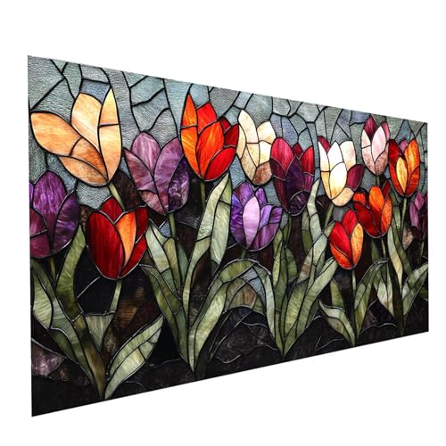 5D Diamond Painting Erwachsene Blume Runden Volldiamant Malen Nach Zahlen Pflanzen, Diamant Strasssteine DIY Set mit Diamond Painting Zubehör,Bastelset Erwachsene für Zimmer Deko 60 x 30 cm Model14962 von XELIETOO
