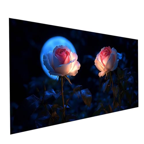 5D Diamond Painting Erwachsene Blume Square Volldiamant Malen Nach Zahlen Mond, Diamant Strasssteine DIY Set mit Diamond Painting Zubehör, Bastelset Erwachsene für Zimmer Deko 60 x 30cm Model-11490 5D Diamond Painting Erwachsene Blume Square Volldiamant Malen Nach Zahlen Mond, Diamant Strasssteine DIY Set mit Diamond Painting Zubehör, Bastelset Erwachsene für Zimmer Deko 60 x 30cm Model-11490 von XELIETOO