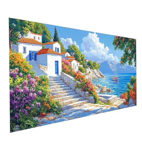 5D Diamond Painting Erwachsene Boot Square Volldiamant Malen Nach Zahlen Meerblick, Diamant Strasssteine DIY Set mit Diamond Painting Zubehör, Bastelset Erwachsene für Zimmer Deko 200x100cm Model01224 5D Diamond Painting Erwachsene Boot Square Volldiamant Malen Nach Zahlen Meerblick, Diamant Strasssteine DIY Set mit Diamond Painting Zubehör, Bastelset Erwachsene für Zimmer Deko 200x100cm Model01224 von XELIETOO