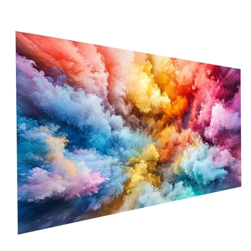 5D Diamond Painting Erwachsene Farbe Runden Volldiamant Malen Nach Zahlen Wolke, Diamant Strasssteine DIY Set mit Diamond Painting Zubehör, Bastelset Erwachsene für Zimmer Deko 60 x 30cm Model-06354 von XELIETOO