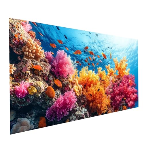 5D Diamond Painting Erwachsene Fisch Square Volldiamant Malen Nach Zahlen Tier, Diamant Strasssteine DIY Set mit Diamond Painting Zubehör, Bastelset Erwachsene für Zimmer Deko 100 x 50 cm Model-00612 5D Diamond Painting Erwachsene Fisch Square Volldiamant Malen Nach Zahlen Tier, Diamant Strasssteine DIY Set mit Diamond Painting Zubehör, Bastelset Erwachsene für Zimmer Deko 100 x 50 cm Model-00612 von XELIETOO